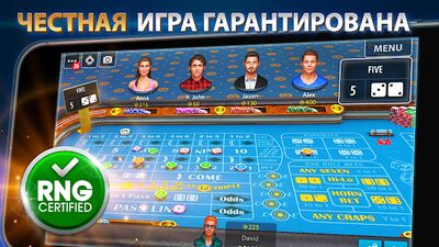 Скачать взломанную Vegas Craps от Pokerist [Бесплатные покупки] MOD apk на Андроид