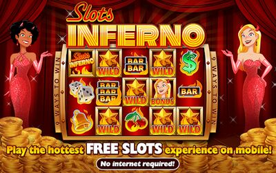 Скачать взломанную Slots Jackpot Inferno КАЗИНО [Мод меню] MOD apk на Андроид