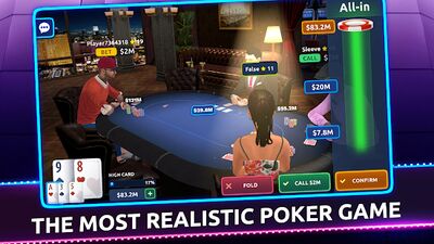Скачать взломанную Poker 3D: Texas Holdem [Много денег] MOD apk на Андроид