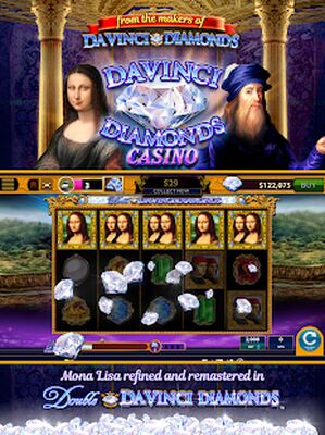 Скачать взломанную Da Vinci Diamonds Casino  [Много денег] MOD apk на Андроид