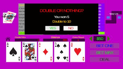 Скачать взломанную Video Poker - Deuces Wild [Много монет] MOD apk на Андроид