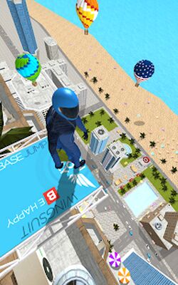 Скачать взломанную Base Jump Wing Suit Flying [Много монет] MOD apk на Андроид