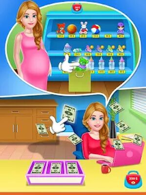 Скачать взломанную Душ для мамы и новорожденного - игра для няни [Много денег] MOD apk на Андроид