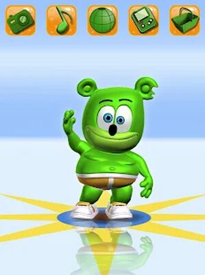 Скачать взломанную Говоря Gummy Bear [Мод меню] MOD apk на Андроид