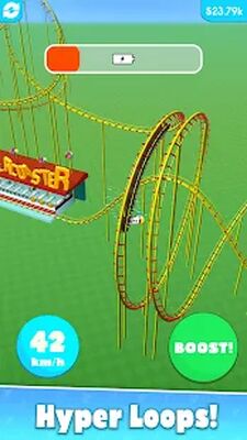 Скачать взломанную Hyper Roller Coaster [Много денег] MOD apk на Андроид