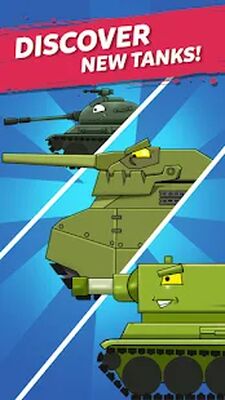 Скачать взломанную Merge Tanks 2: KV-44 Tank War [Бесплатные покупки] MOD apk на Андроид
