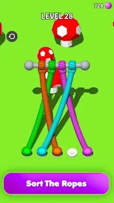 Скачать взломанную Untangle 3D: Tangle Rope Master - игра-головоломка [Мод меню] MOD apk на Андроид