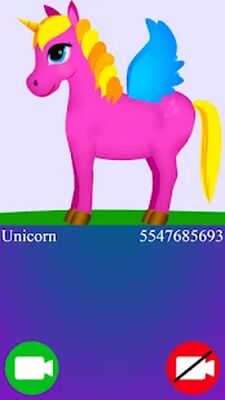 Скачать взломанную unicorn fake video call game [Мод меню] MOD apk на Андроид