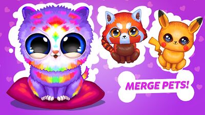 Скачать взломанную Merge Cute Animal 2: Pet merge [Мод меню] MOD apk на Андроид