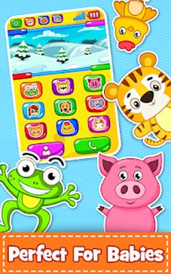Скачать взломанную Baby Phone for toddlers - Numbers, Animals & Music [Много денег] MOD apk на Андроид