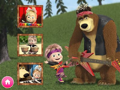 Скачать взломанную Маша и медведь: обучающие игры [Бесплатные покупки] MOD apk на Андроид
