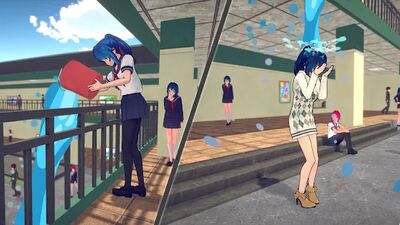 Скачать взломанную аниме High школа Girl Life 3D [Бесплатные покупки] MOD apk на Андроид