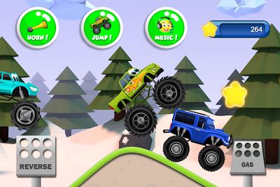 Скачать взломанную монстр грузовик для детей [Бесплатные покупки] MOD apk на Андроид