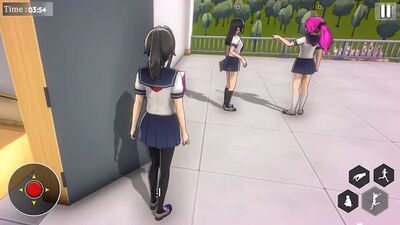 Скачать взломанную Anime High School Girl: Japanese Life Simulator 3D [Много монет] MOD apk на Андроид
