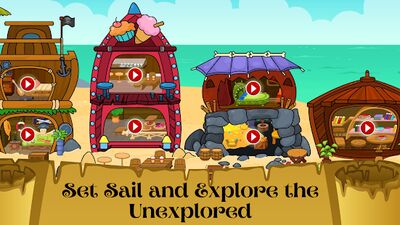 Скачать взломанную Пиратский Море Сокровище игра [Много монет] MOD apk на Андроид