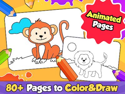 Скачать взломанную Baby Coloring games for kids with Glow Doodle [Мод меню] MOD apk на Андроид