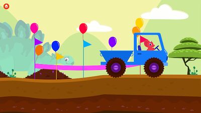 Скачать взломанную Динозаврик Землекоп - Игры про грузовики для детей [Бесплатные покупки] MOD apk на Андроид
