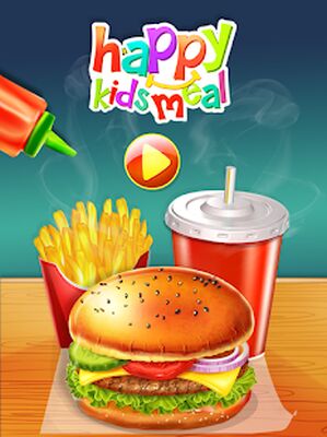Скачать взломанную Happy Kids Meal - Burger Maker [Мод меню] MOD apk на Андроид