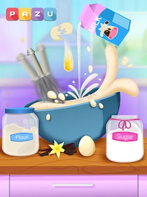 Скачать взломанную Игры о приготовлении кексов и выпечке для детей [Много монет] MOD apk на Андроид