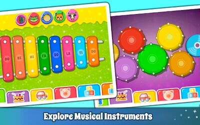 Скачать взломанную Baby Piano Games & Music for Kids & Toddlers Free [Много денег] MOD apk на Андроид
