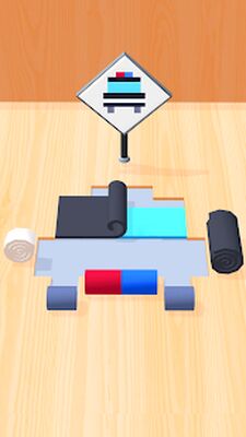 Скачать взломанную Color Roll 3D [Много денег] MOD apk на Андроид