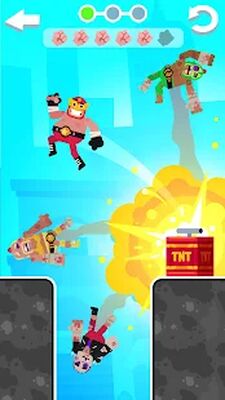 Скачать взломанную Punch Bob: файтинг-головоломки [Мод меню] MOD apk на Андроид