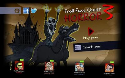 Скачать взломанную Troll Face Quest: Horror 3 Nightmares [Много монет] MOD apk на Андроид