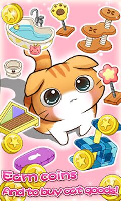 Скачать взломанную Cat Room - Cute Cat Games [Много денег] MOD apk на Андроид