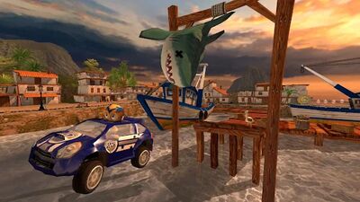 Скачать взломанную Beach Buggy Racing [Много денег] MOD apk на Андроид