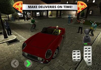 Скачать взломанную Pizza Delivery: Симулятор Вождения [Много денег] MOD apk на Андроид