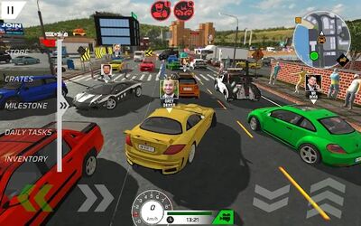 Скачать взломанную Car Drivers Online: Fun City [Много монет] MOD apk на Андроид