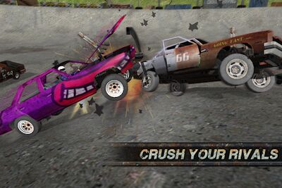 Скачать взломанную Demolition Derby: Crash Racing [Много денег] MOD apk на Андроид