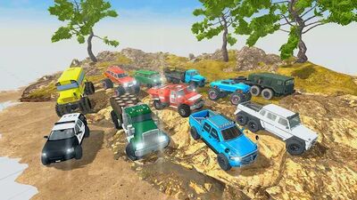 Скачать взломанную Offroad Simulator 2021: Mud & Trucks [Много денег] MOD apk на Андроид