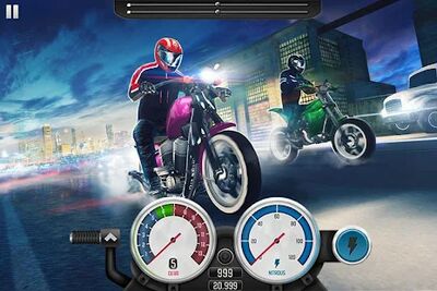 Скачать взломанную Top Bike: Street Racing & Moto Drag Rider [Много денег] MOD apk на Андроид
