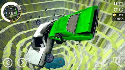 Скачать взломанную Beam Drive Car Crash Simulator 2021: Death Ramp [Бесплатные покупки] MOD apk на Андроид