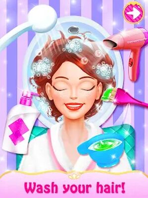 Скачать взломанную Makeover Games for Girls: Makeup Artist Salon Day [Много монет] MOD apk на Андроид