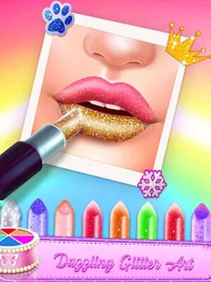 Скачать взломанную Lip Art -Lipstick Makeup Game [Бесплатные покупки] MOD apk на Андроид