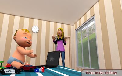Скачать взломанную Virtual Baby Simulator Game: Baby Life Prank 2021 [Бесплатные покупки] MOD apk на Андроид