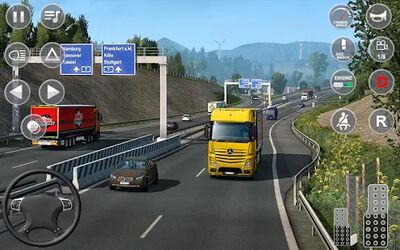 Скачать взломанную Euro Truck Transport Simulator [Много денег] MOD apk на Андроид