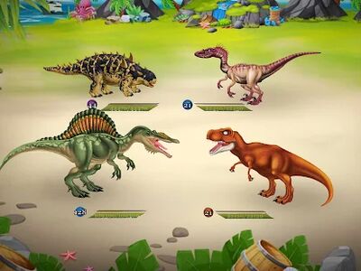 Скачать взломанную DINO WORLD - Jurassic dinosaur game [Мод меню] MOD apk на Андроид