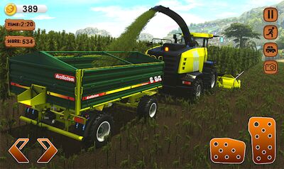 Скачать взломанную Farmer Simulator 2021 Real Tractor Farm Sim [Много монет] MOD apk на Андроид