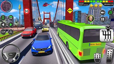 Скачать взломанную Автобус Вождение Школа Игры 3D [Мод меню] MOD apk на Андроид