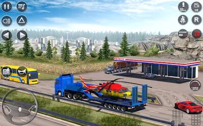 Скачать взломанную Euro Truck Driving Sim 3D [Мод меню] MOD apk на Андроид