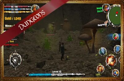 Скачать взломанную Kingdom Quest Crimson Warden 3D RPG [Много монет] MOD apk на Андроид