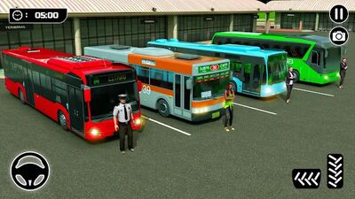 Скачать взломанную Автобус Вождение Cимулятор Игр [Много монет] MOD apk на Андроид