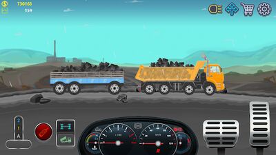 Скачать взломанную Дальнобойщики 2D грузовик симулятор [Мод меню] MOD apk на Андроид