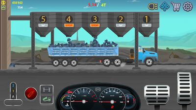 Скачать взломанную Дальнобойщики 2D грузовик симулятор [Мод меню] MOD apk на Андроид