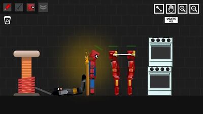 Скачать взломанную Spider Iron Human Playground [Бесплатные покупки] MOD apk на Андроид