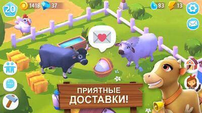 Скачать взломанную FarmVille 3 - Животные [Много монет] MOD apk на Андроид