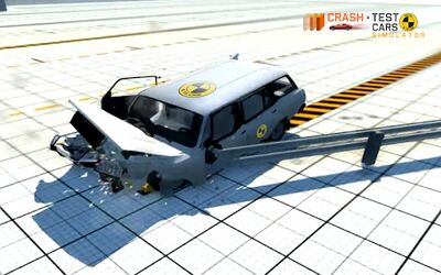 Скачать взломанную Car Crash Test VAZ 2104 [Мод меню] MOD apk на Андроид